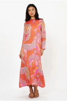 Long Sleeve Shift Maxi