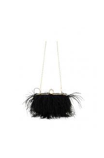 BC Feathers Evening Clutch