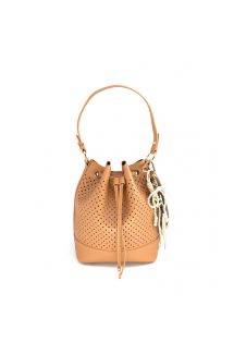 Perforated Lara Bucket Bag