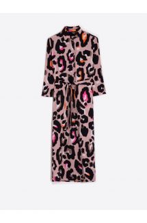 Nela Animal Print Dress