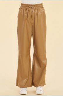 Drawstring Full Leg Pant