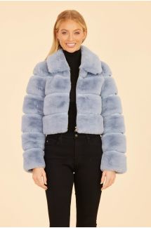 Faux Fur Cropped Jacket