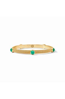 Cabochon Bangle-Emerald