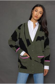 Camo Cloud Cardigan