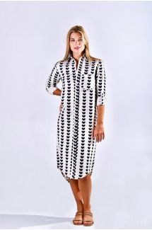 Girlfriend Hearts Midi Dress