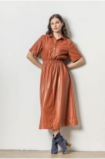 Elastic Waist S/S Dress