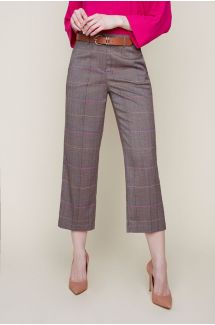 Herringbone Cropped Pant