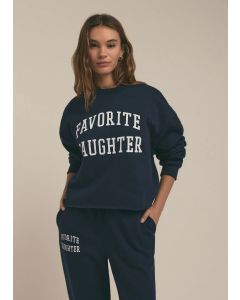 Cropped Collegiate Sweatshirt