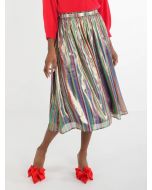 Pleated Midi Skirt