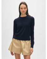 Cashmere Shrunken Crewneck