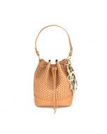 Perforated Lara Bucket Bag