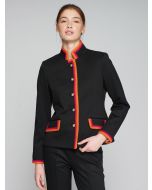 Color Trimmed Stretch Jacket