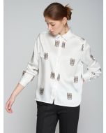 Isabella Tiger Print Blouse