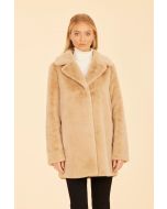 Faux Fur Long Coat