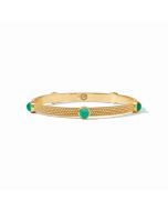 Cabochon Bangle-Emerald