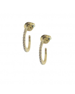 Petite CZ Hoops