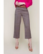 Herringbone Cropped Pant